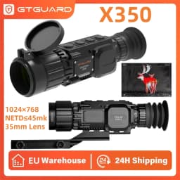 Thermal Imaging Scope 384x288PX 35mm Lens Infrared Thermal Monocular Camera Long Range Night Vision Device for Outdoor Hunting