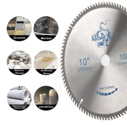 10 Inch Hard Alloy Circular Saw Blade 80T Woodworking Cutting Disc 1pc Cutting Blade Tool For Angle Grinder