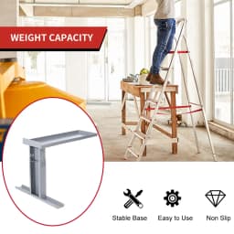 Ladder Support Stand Foldable Design Corrosion Resistance Non Slip Folding Ladder Extender For Indoor Outdoor 2 Foot Ladders