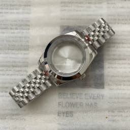 NH35 Watch Cases 36mm/39mm Stainless steel Oyster Bracelet Waterprpoof for NH35 NH36 movement 28.5mm Dial Datejust Watch Case