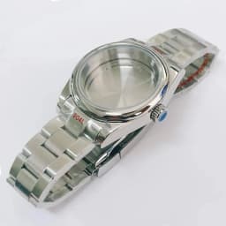 NH35 Watch Cases 36mm/39mm Stainless steel Oyster Bracelet Waterprpoof for NH35 NH36 movement 28.5mm Dial Datejust Watch Case