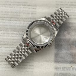NH35 Watch Cases 36mm/39mm Stainless steel Oyster Bracelet Waterprpoof for NH35 NH36 movement 28.5mm Dial Datejust Watch Case