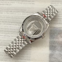 NH35 Watch Cases 36mm/39mm Stainless steel Oyster Bracelet Waterprpoof for NH35 NH36 movement 28.5mm Dial Datejust Watch Case