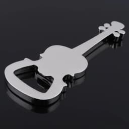 Guitar Shape Zinc Alloy Bottle Opener - Perfect Gadget for Beer, Wine, and Juice - 1pc, Easy Bottle Opening
