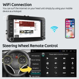 7/9" Android 15 Car Radio Wireless CarPlay Car Media Video RDS Airplay Android Auto Stereo Audio For VW/Seat/Skoda/Passat/Golf/