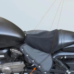 Breathable Scooter Seat Cover Soft Cover Seat Cushion For Motorcycle Shock Absorber Buckle Fastening Saddle Protector For Long