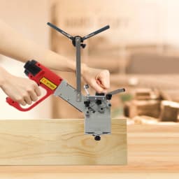 2000W Portable Woodworking Edge Banding Machine,Edge Bander w/Triangle Bracket,3 Adjustable Air Speeds, Adjustable Temperature