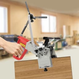 2000W Portable Woodworking Edge Banding Machine,Edge Bander w/Triangle Bracket,3 Adjustable Air Speeds, Adjustable Temperature