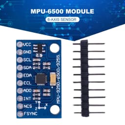 GY-6500 MPU6500 6-Axis Gyroscope Accelerometer Sensor Module IIC I2C SPI Gyro Accelerometer DIY Kit Replace MPU6050 for Arduino
