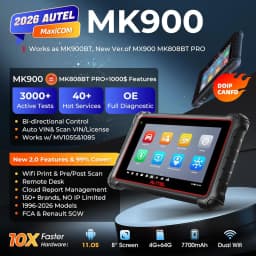 Autel Scanner MaxiCOM MK900 MX900 Bidirectional Diagnostic Tool as MK900BT Pro CAN-FD&DOIP Automotive Diagnostic Scanner FCA
