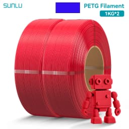 SUNLU 2KG PLA/PETG/PLA PLUS Filament 1.75mm 1KG Without Tray 3D Printer Filament for 3D Pen & Refill Filament
