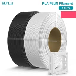 SUNLU 2KG PLA/PETG/PLA PLUS Filament 1.75mm 1KG Without Tray 3D Printer Filament for 3D Pen & Refill Filament