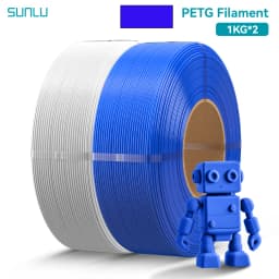 SUNLU 2KG PLA/PETG/PLA PLUS Filament 1.75mm 1KG Without Tray 3D Printer Filament for 3D Pen & Refill Filament