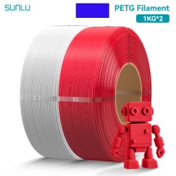 SUNLU 2KG PLA/PETG/PLA PLUS Filament 1.75mm 1KG Without Tray 3D Printer Filament for 3D Pen & Refill Filament