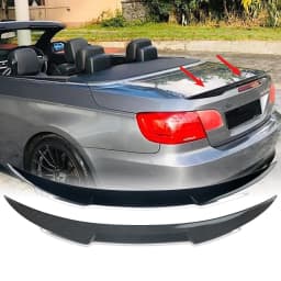 Magickit Rear Trunk Spoiler Wing Lip for BMW E93 328i 335i M3 Convertible 2 Door 2006-2013 Carbon Look Rear Trunk Tail Spoiler