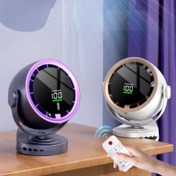 Electric Fan Desktop Fan Clip/stand/three Uses Noise Reduction Blade Brushless Motor Portable Fan