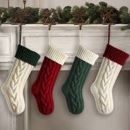 Knit Comfortable And Exquisite Large Capacity Christmas Gift Socks To Hold All Gifts And Other Gifts Type i