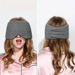 Comfortable full coverage eye mask, suitable for sleeping on trains, airplanes, and during travel