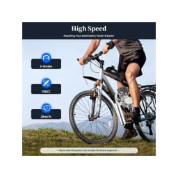 Single Cylinder Air-cooling 2-Stroke Electric Bicycle Engine Kit Bike Gasoline Auxiliar Motorized 100CC Load Capacity 200KG