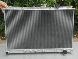 ALUMINUM RADIATOR + FANS For MITSUBISHI LANCER EVO 1 2 3 1992-1996 92 93 96 MT 1993 1994 1995 1996 94 95