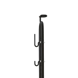 SPORTNOW Bike Rack, Vertical & Horizontal Bike Stand Bicycle Storage Stand with Adjustable Hooks, Black