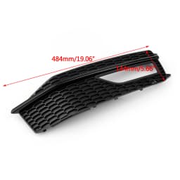 Artudatech Left/Right Bumper Fog Light Lamp Cover Grille Grill For Audi A4 S-line S4 2013-2015 2014