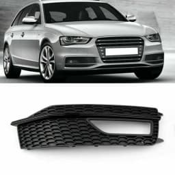 Artudatech Left/Right Bumper Fog Light Lamp Cover Grille Grill For Audi A4 S-line S4 2013-2015 2014