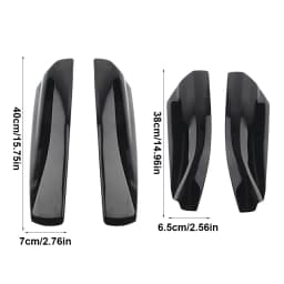 4pcs Roof Rack Rail End Protection Cover Cap Roof Rack Cover Roof Rail Rack Cover for Toyota Land Cruiser Prado 150 2010-2023
