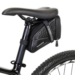1L Bike Saddle Bag Large Capacity Bike Seat Bag Bike Pocket Pack Reflective Bicycle Saddle Bag EVA for Outdoor Riding