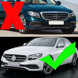 Chrome Front Grille Surround Trim For Mercedes Benz E‑Class W213 C238 E300 E400