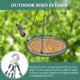 2 Pack Bird Seed Catcher Trays Hanging Bird Feeder Fabric Bird Feeder Outdoor Bird Feeding Accessory