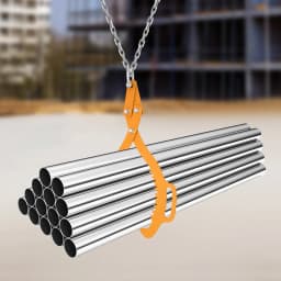 Yellow Log Lifting Tong(Efficient&Secure) - 0-21In Jaw Opening&Easy Log/Stump Grabbing, Sharp Jaw&Secure Wood Holding