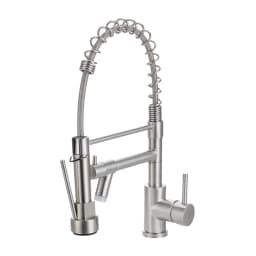 Voltsify Dual Spout Swivel Kitchen Faucet with LED Light