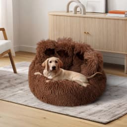 Tieker pet plush bed dog bed cat bed soft pet bed pet sleeping mat warm four seasons universal