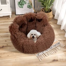 Tieker pet plush bed dog bed cat bed soft pet bed pet sleeping mat warm four seasons universal