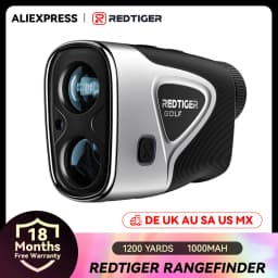REDTIGER C016 Golf Rangefinder with Slope and Pin Lock Vibration Distance Meter with Rechargeable Battery Laser Range Finder