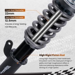 T7 24 Way Adjustable Damper Coilovers Kit For BMW E46 Sedan RWD 99-05 Coilovers Suspension Shocks Springs