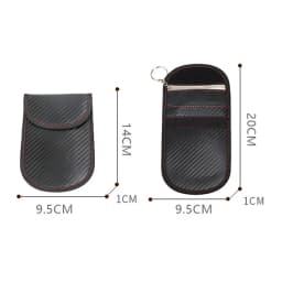 2x Car Key Signal Blocker Case Cage Pouch Keyless Blocking Bag