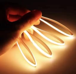 5M DC12V/24V Super Thin 5mm COB LED Strip 384LEDs/m Soft Flexible Light Bar Warm Cold White for Decor Lighting 3000K 4000K 6000K