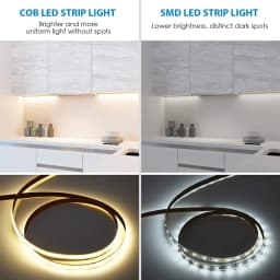 5m COB LED Light Strips DC 12V 24V Decoration Background Night light Flexible Diode Tape 360leds/M For Living Room Kitchen