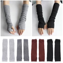 Warmers Long Fingerless Gloves Fashion Mittens Women Hot Clothing