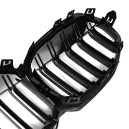 Gloss Black M4 Style Front Kidney Grille Grill For BMW 1 Series F40 5-Door Hatchback 2019-2024 Grille Grill Cover 118d 116d 120d