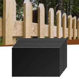 Fence Pole Wrap 8x Waterproof Rot Protector 42.5x26.5cm/16.73x10.43 Inch Self-adhesive Protection Cover Outdoor Protective