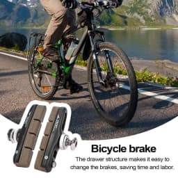 Brake Pads Set Brake Pads For Front And Back Wheel No Noise No Skid Cycling Supplies Cycling Accessories For Road Mountain Cycle
