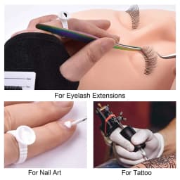 Microblading Glue Eyelash Extension Tattoo Ink Pigment Pallet Finger Ring Holder