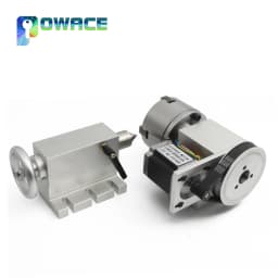 【EU US BR】CNC Part A Rotary 4th Fourth Axis K12-100mm dividing Index Head With 4 jaw chuck + 65mm MT2 Tailstock + Driver