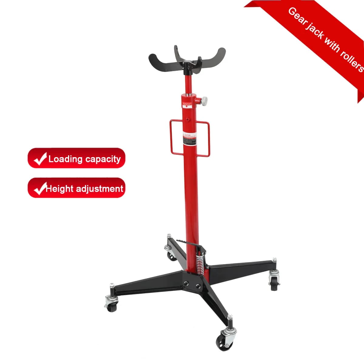 Transmission Jack 0.5T Heavy Duty Hydraulic Gearbox Auto Part Lifter Hoist Stand