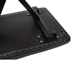 X-Style Keyboard Bench Electronic Piano Stool Height Adjustable Foldable With Anti-Slip Rubber Soft and comfortable, Black