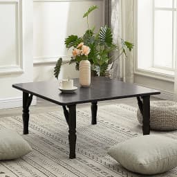 Modern multifunctional wooden folding coffee table dining table, retro square dining table