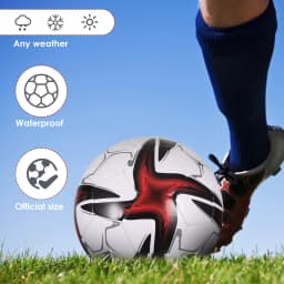 Machine Stitched Soccer Ball For Exceptional Air Retention Rubber Bladder Gives Exceptional Air yellow